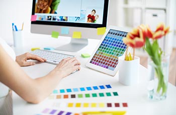 Gestaltung am Computer mit Farbtabellen